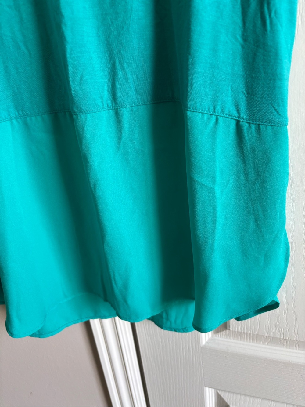 Premise Teal V-Neck Short Sleeve Tunic - Picture 4 of 6